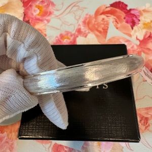 NWT Talbots Brushed Silver Bangle